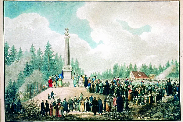 Gemälde vom Abschied von König Otto