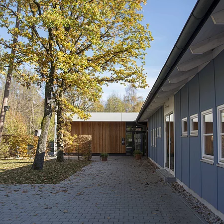 Außenansicht der Einrichtung