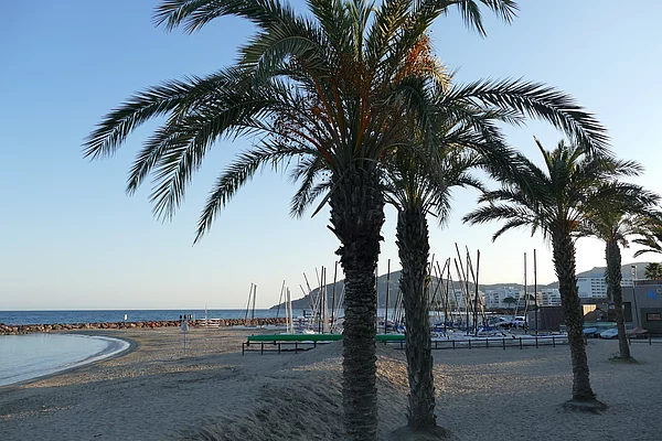 Strand in Mandelieu-La Napoule