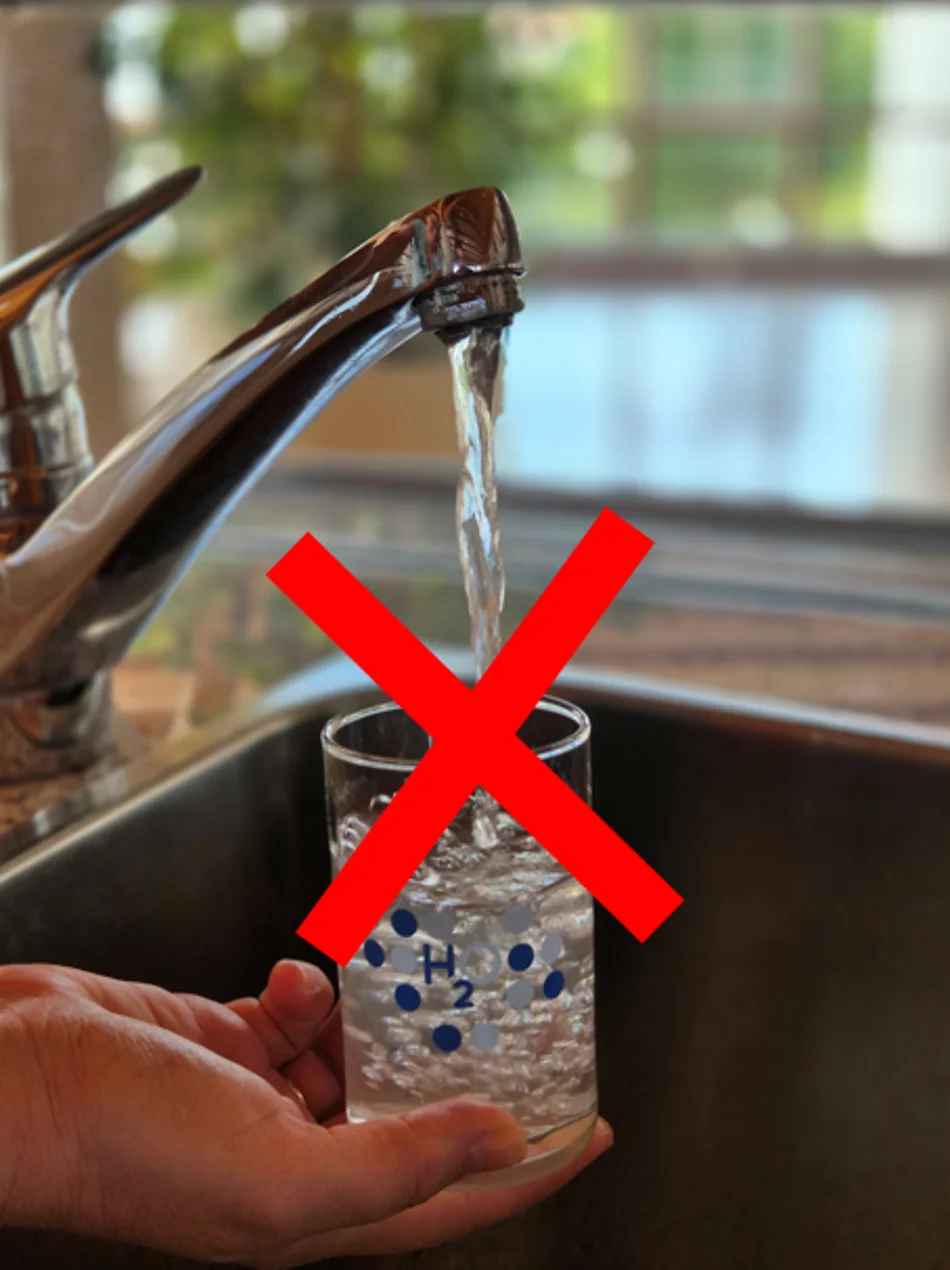Wasserversorgung unterbrochen