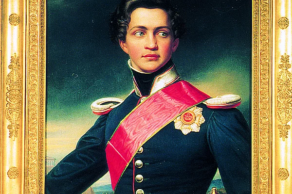 Gemälde von König Otto in jungen Jahren