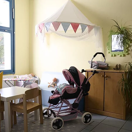 Blick in die Puppenecke