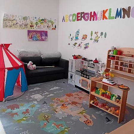 Blick in einen Gruppenraum