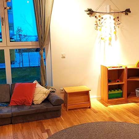 Blick in einen Gruppenraum