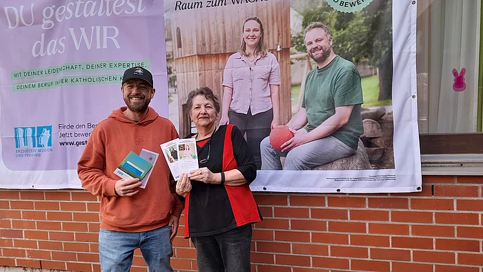 Maximilian Poeppel (stellvertretender Leiter) und Einrichtungsleiterin Silvia Hofmann