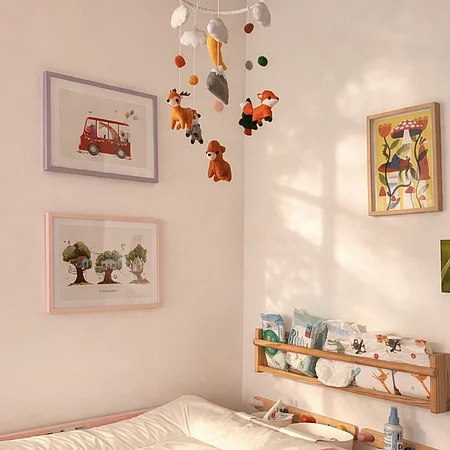 Und hier werden die Kleinen gewickelt.