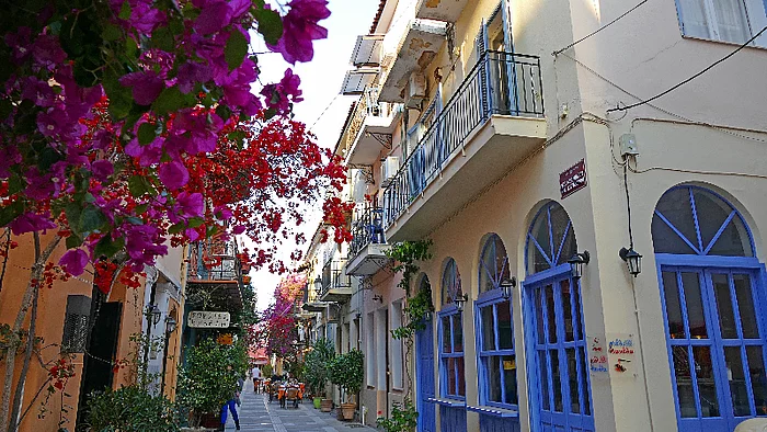 Gasse in der Altstadt von Nafplio