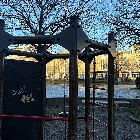 Klettergerüst  im Mittelpunkt