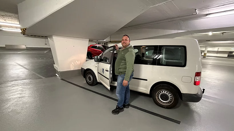 Die Parkplätze in der Tiefgarage können nun wieder genutzt werden.
