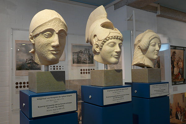 Drei Büsten im König-Otto-Museum