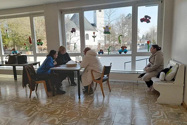 Mittagsbetreuung der BildungsWerkstatt: beim Bewerbungsgespräch