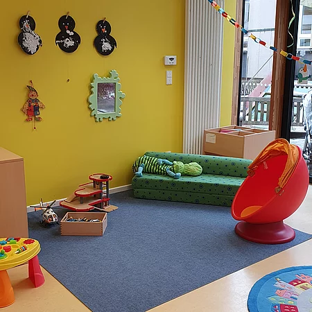 Blick in den Gruppenraum Gänseblümchen