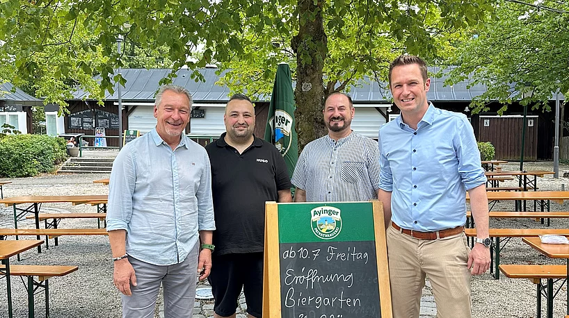 Freude über offizielle Biergarteneröffnung