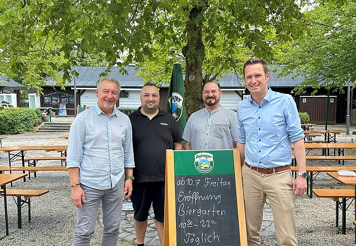 Freude über offizielle Biergarteneröffnung