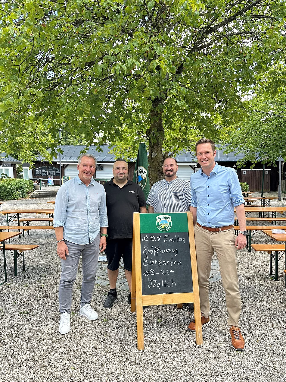 Freude über offizielle Biergarteneröffnung
