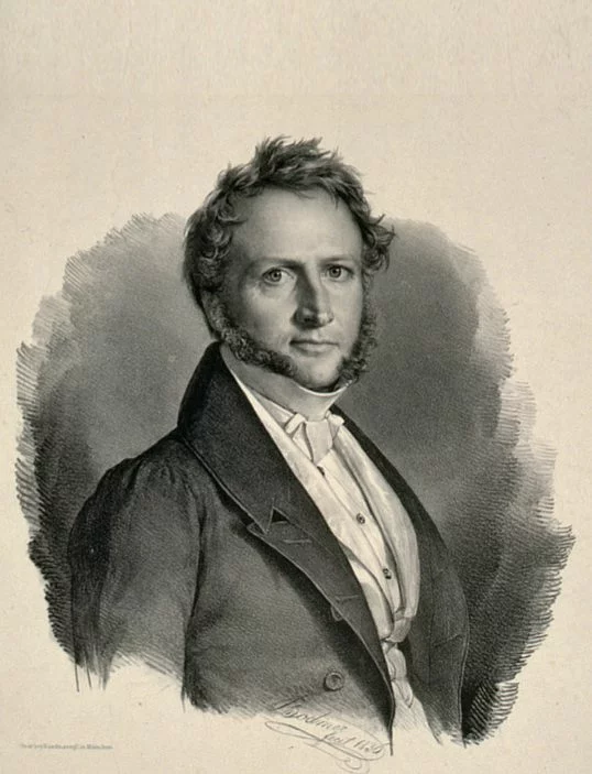 Porträt des Jura-Professors Georg Ludwig von Maurer (1790 - 1872) 