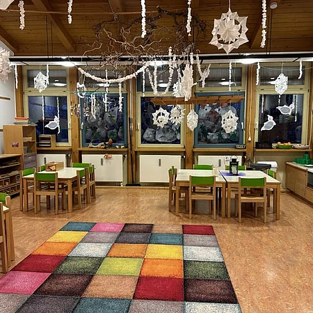 Blick in einen Gruppenraum